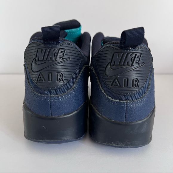 Nike Air Max 90 Surplus Navy Black Teal Sneakers Men’s 10 DC9389-400 - Picture 7 of 11